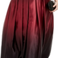 Vestido longo feminino plus size SL Fashions com decote em A e manga comprida, roxo, tamanho 20W