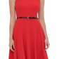 Vestido de camisa MIDI sem mangas feminino Tommy Hilfiger vermelho tamanho 10