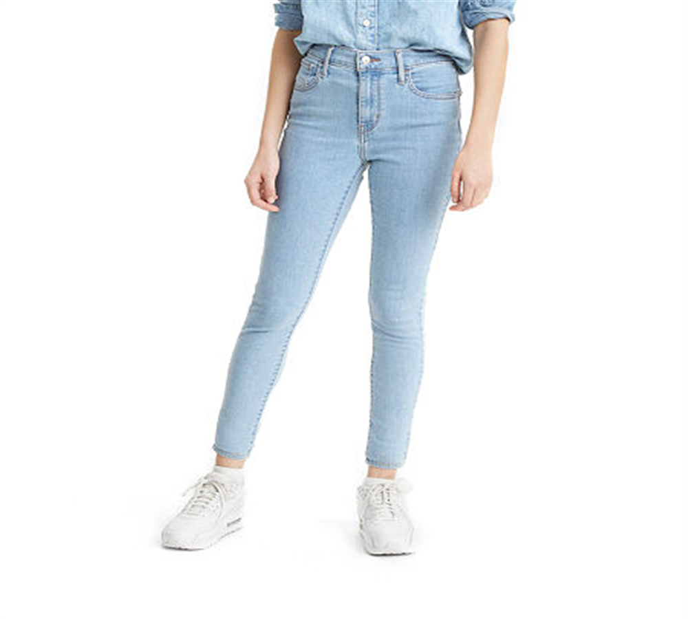 Calça jeans Levi's 720 High Rise Super Skinny Feminina Azul Tamanho 28