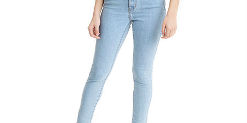 Calça jeans Levi's 720 High Rise Super Skinny Feminina Azul Tamanho 28