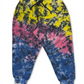 Calça jogger feminina tie-dye da Full Circle Trends, amarela, tamanho 3X