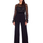 Vestido feminino Salopeta Auriu Adrianna Papell preto tamanho 12