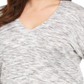 Suéter túnica de malha Space Dye Plus feminino Style &amp; Co, preto, tamanho 2XL