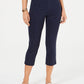 Calça Capri Feminina Charter Club Tummy Control Azul Tamanho Pequeno