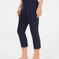Calça Capri Feminina Charter Club Tummy Control Azul Tamanho Pequeno