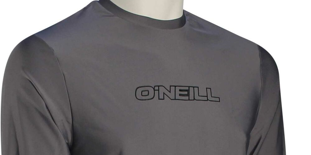 Camisa de manga comprida masculina Basic Skins O Neill, cinza, tamanho XL