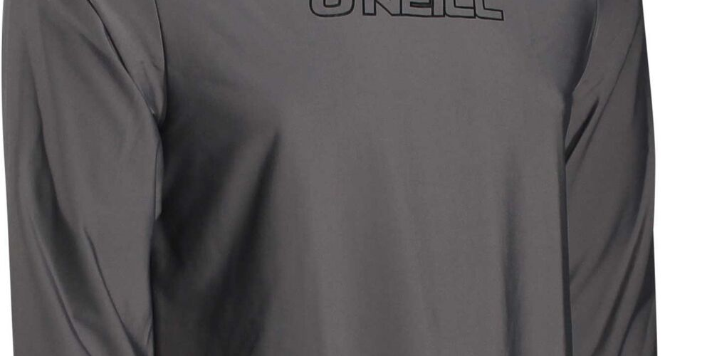 Camisa de manga comprida masculina Basic Skins O Neill, cinza, tamanho XL
