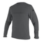 Camisa de manga comprida masculina Basic Skins O Neill, cinza, tamanho XL