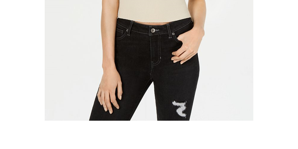 Top espartilho feminino Kendall Kylie com mangas e punhos costurados, branco, tamanho G