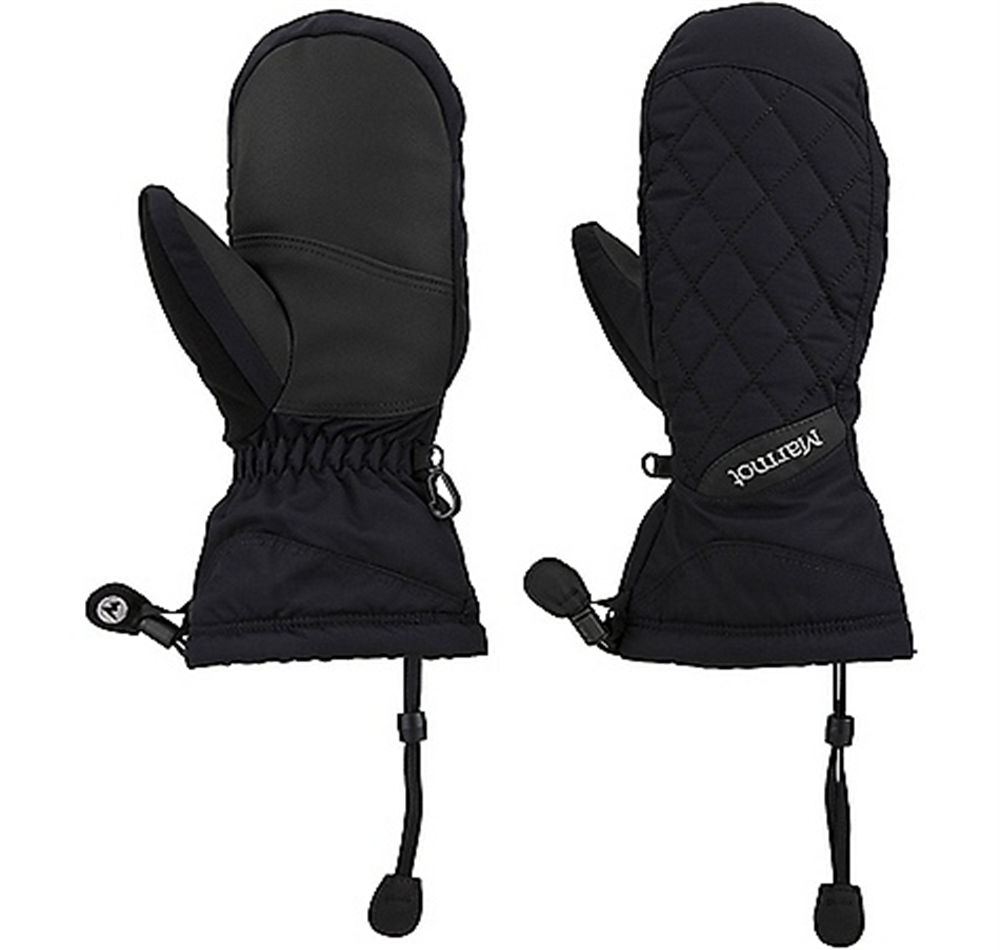 Luva Moraine Feminina Marmot Preta Tamanho P