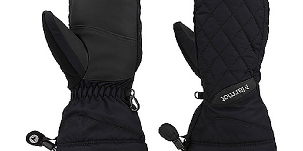 Luva Moraine Feminina Marmot Preta Tamanho P