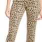 Calça skinny feminina Guss com estampa animal marrom tamanho 31