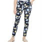 Calça jeans feminina Charter Club Floral Lexington com perna reta, azul, tamanho 16