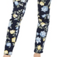 Calça jeans feminina Charter Club Floral Lexington com perna reta, azul, tamanho 16