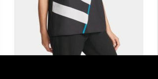 Blusa listrada feminina DKNY preta tamanho X-Large