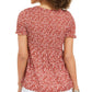 Blusa smocked estampada feminina Style &amp; Co, marrom, tamanho pequeno