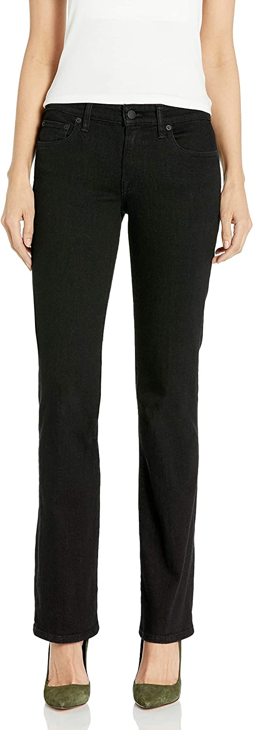 Calça jeans feminina Lucky Brand Sweet Bootcut preta tamanho M