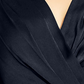 Vestido envelope feminino City Chic OPULENT, preto, tamanho X-S