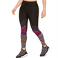 Calça legging feminina Calvin Klein Performance listrada cintura alta preta tamanho M