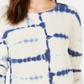 Suéter feminino tie-dye da INC International Concepts, branco, tamanho grande