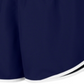 Shorts de corrida Nike Plus Tempo feminino, azul, tamanho 3XL
