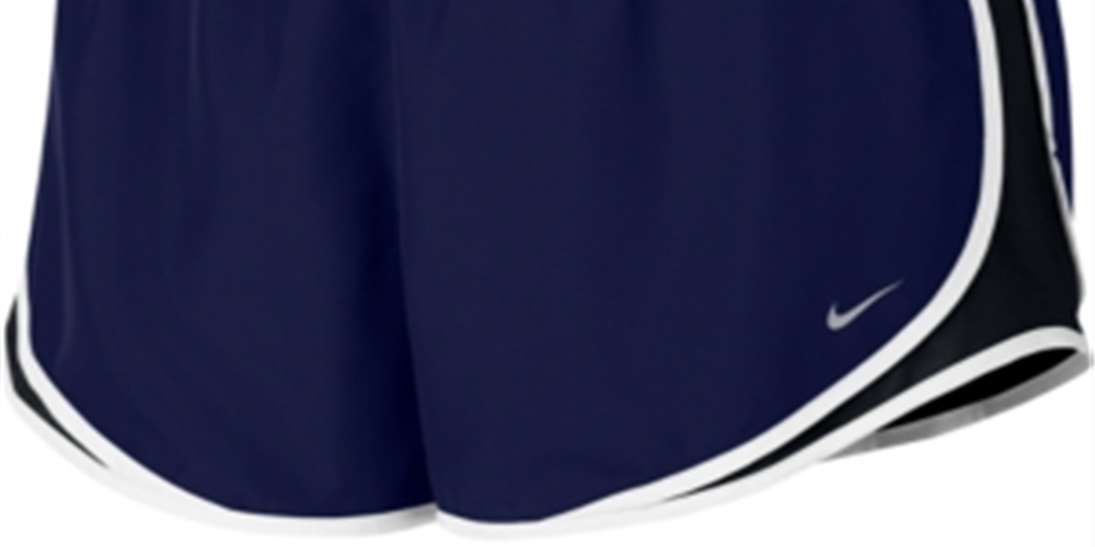 Shorts de corrida Nike Plus Tempo feminino, azul, tamanho 3XL