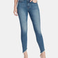 Calça Jeans Skinny William Rast Feminina Júnior Denim Assimétrica Azul Tamanho 25