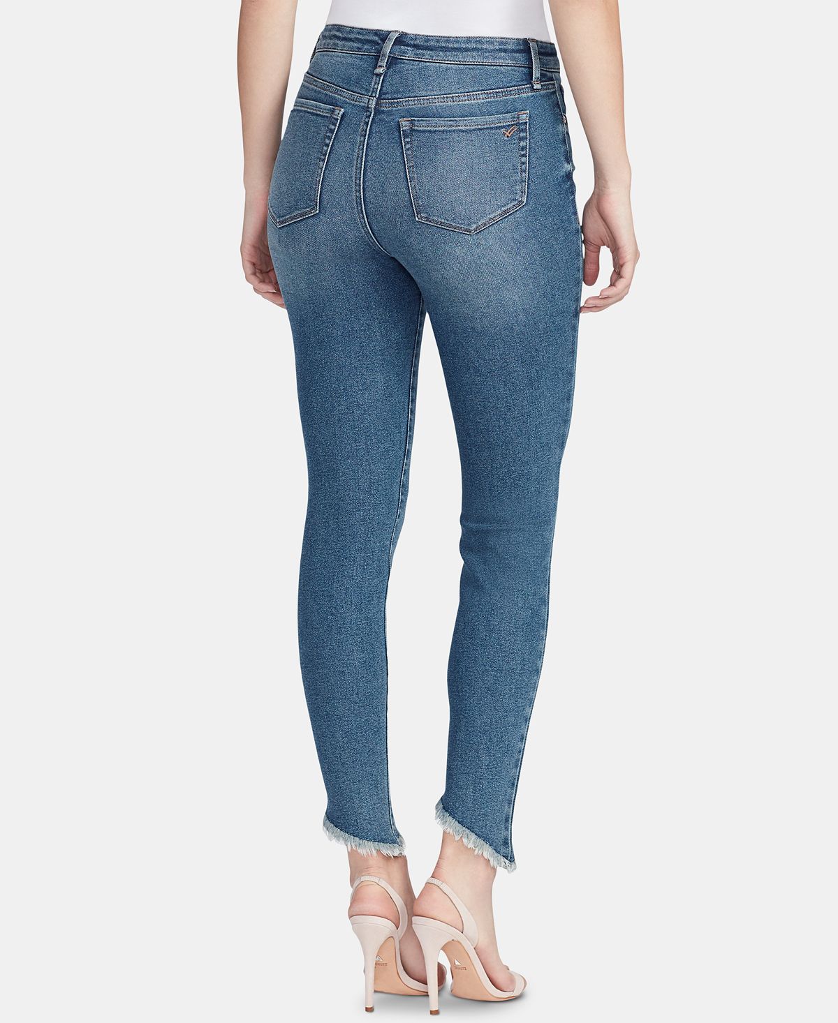 Calça Jeans Skinny William Rast Feminina Júnior Denim Assimétrica Azul Tamanho 25