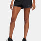 Shorts de treino Adidas Run It Climalite feminino, preto, tamanho LX3"