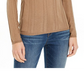 Suéter feminino de gola alta sólida INC International Concepts, novo, marrom, tamanho X-S