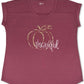 Camiseta feminina com estampa de agradecimento Style &amp; Co - vermelha, tamanho médio
