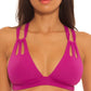 Biquíni Halter Code Loop Feminino Rebecca Virtue Roxo Tamanho P