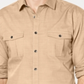 Camisa texturizada Warren Woven masculina Alfani com botões, marrom, tamanho XXX-G