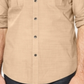 Camisa texturizada Warren Woven masculina Alfani com botões, marrom, tamanho XXX-G