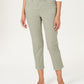 Calça jeans feminina Charter Club Tummy Control Bristol Capri, verde, tamanho 12P