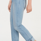 Calça jeans feminina Charter Club com controle de barriga e punho, azul, tamanho 6