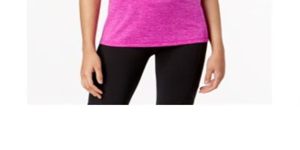 Camiseta feminina Ideology Rapidry Heathered Performance - Rosa Tamanho G