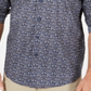 Camisa masculina de algodão com estampa de tapeçaria Tasso Elba, azul, tamanho 2XL