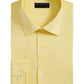 Camisa social masculina Alfani Bedford Regular Fit Officewear com botões, amarela, tamanho GG