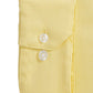 Camisa social masculina Alfani Bedford Regular Fit Officewear com botões, amarela, tamanho GG