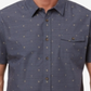 Camisa O'Neill West Ways Masculina Azul Tamanho Médio