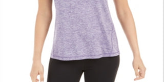 Camiseta feminina Ideology para corrida e fitness, roxa, tamanho GG