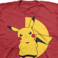Camiseta infantil Pokémon Pikachu Knockout para meninos, vermelha, tamanho 2