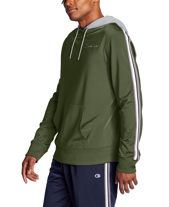 Moletom com capuz Champion Athletics Track masculino com logotipo bordado, vermelho, tamanho XX-G