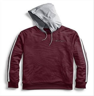 Moletom com capuz Champion Athletics Track masculino com logotipo bordado, vermelho, tamanho XX-G