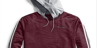 Moletom com capuz Champion Athletics Track masculino com logotipo bordado, vermelho, tamanho XX-G