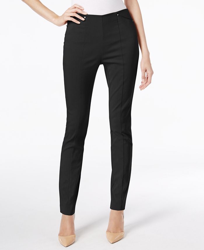 Calça skinny feminina Alfani preta tamanho 14