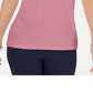 Camiseta Karen Scott Solid - Rosa Tamanho P