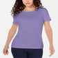 Camiseta Karen Scott Solid - Rosa Tamanho P