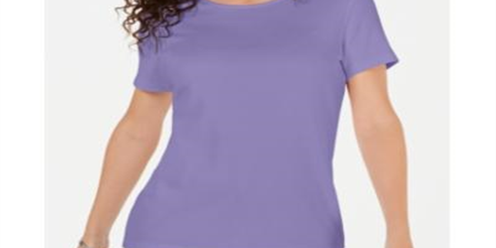 Camiseta Karen Scott Solid - Rosa Tamanho P